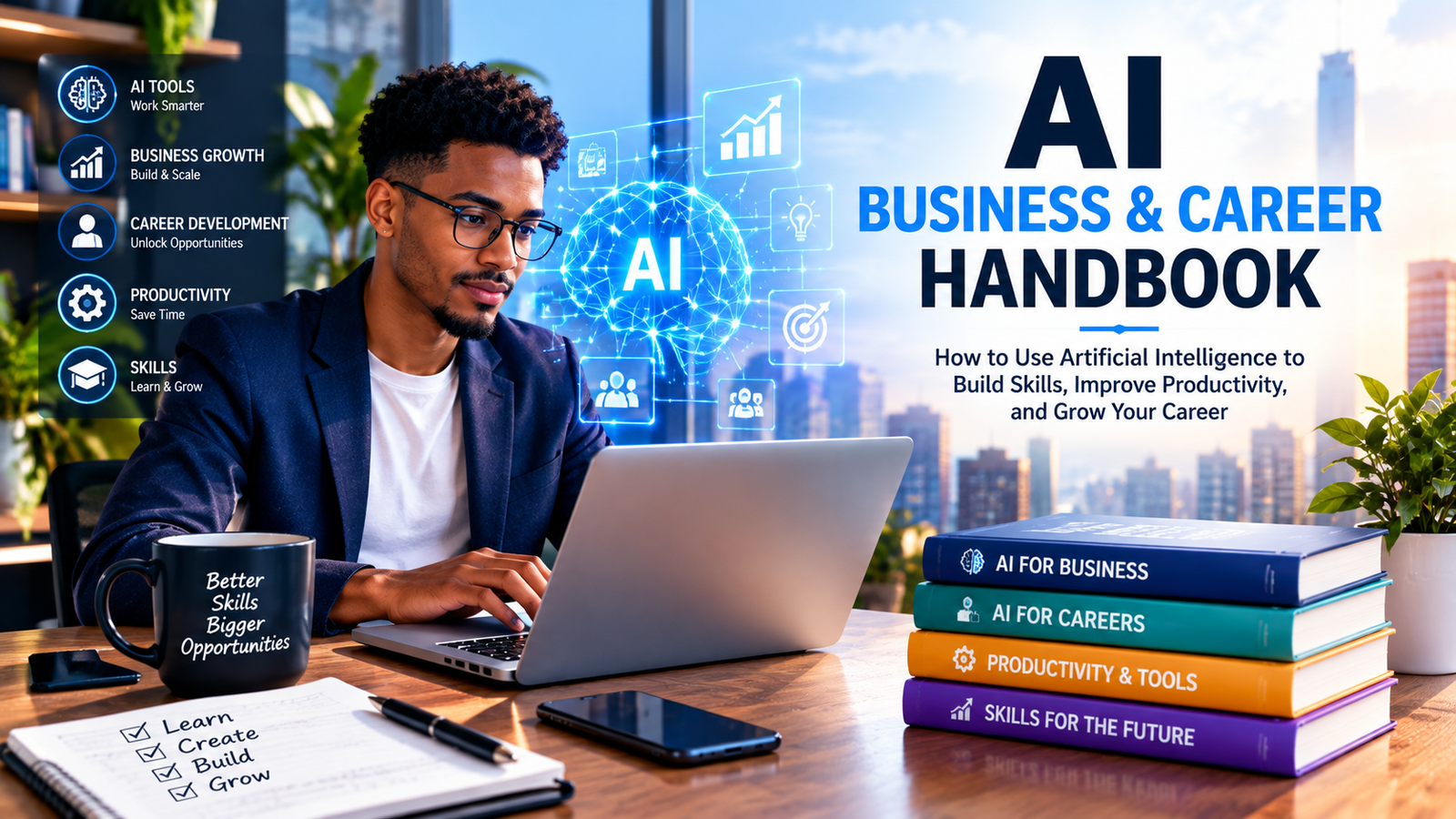 AI Business and Career Handbook: Work Smarter & Grow AI Business and Career Handbook: Build Skills for the Future AI Business and Career Handbook: A Practical AI Guide