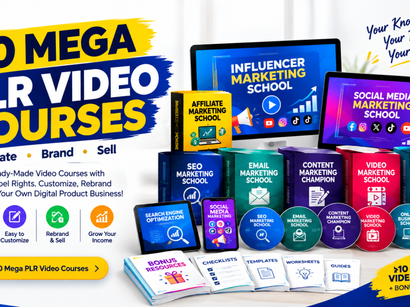 10 MEGA PLR VIDEO COURSES