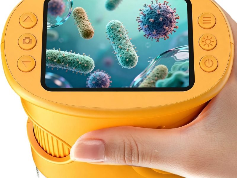 1000X handheld digital microscope for kids with 2.0 inch IPS screen