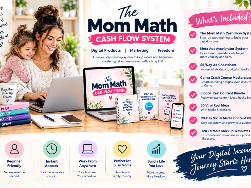 Mom math cash flow system