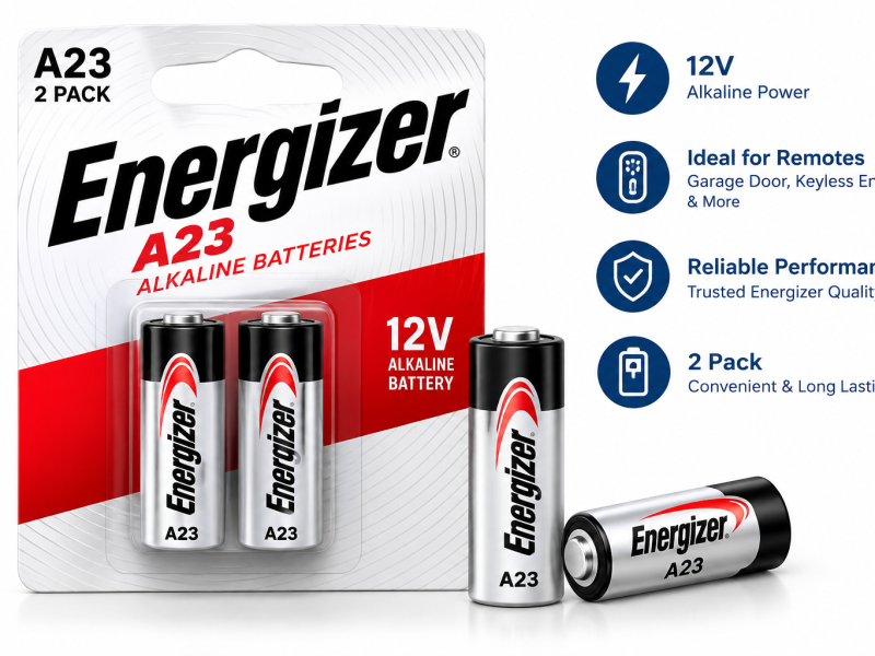 Energizer A23 Batteries 2 Pack 12V alkaline batteries
